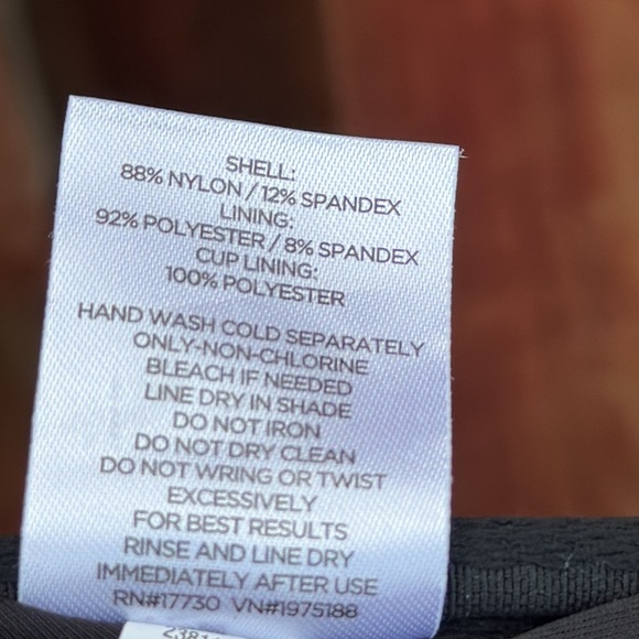 Shade & Shore Black Ruched Bikini Halter Neck Bra Size 34B - Picture 8 of 8